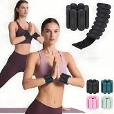 Wrist & Ankle Weights for Women Men - 2Lb / 0.94KG (1lbs / 0.47KG Each)Adjustable Weighted Bracelet for Exercise,Jogging,Yoga