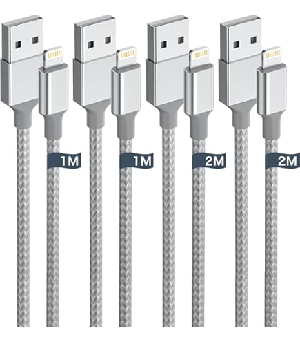 Amazon.co.jp: iPhone 充電ケーブル 【5本セット 1/1/2/2/3M