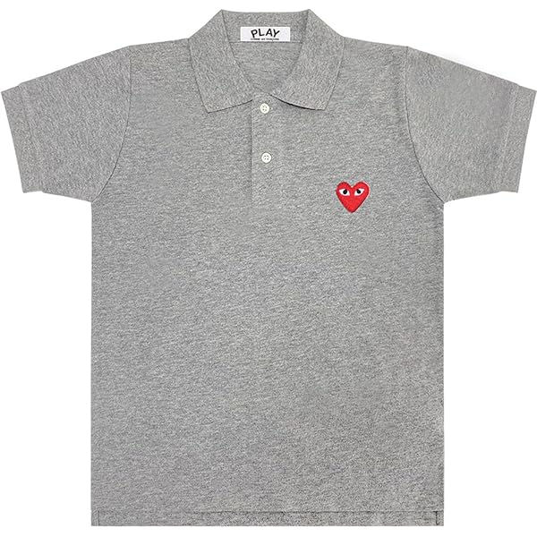 Amazon | [プレイ コムデギャルソン] ポロシャツ 半袖 メンズ