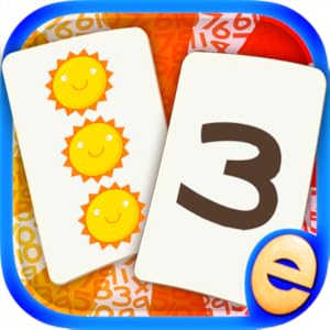 男の子と女の子のための最高の事前K、幼稚園や1級共通コア早期数学、学習とマッチングカード活動ゲーム:スキルを持つ子供のための数字とカウント一致ゲーム