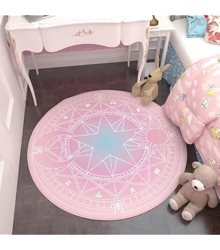 Amazon.co.jp: マット 魔法陣 カーペット カードキャプターさくら 絨毯