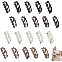 Amazon.co.jp: DONGFANGB ペット用ヘアピン 犬 猫用 リボンヘア