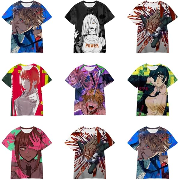 Amazon | チェンソーマン 吉田ヒロフミ Tシャツ コマTコレクション 