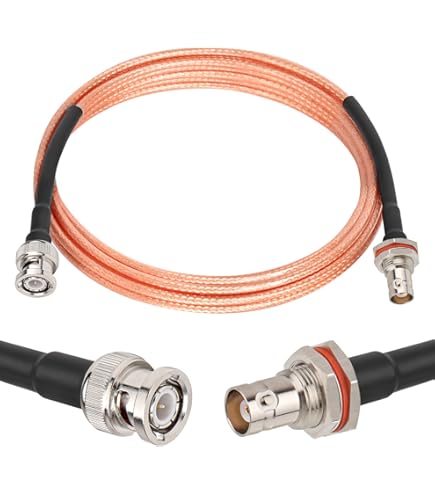 ACONRFTOL Cavo BNC Maschio-Femmina 3M RG174 – Estensione Coassiale 50 Ohm Per Video CCTV E GPS, Bassa Perdita!