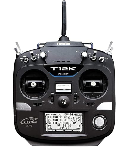 Amazon | FUTABA 12K ヘリ用送信機単品（MODE1仕様） T-FHSS＆S