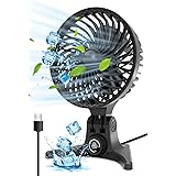 ZOEYEA 【2023年夏革新版】 卓上扇風機 小型 静音 USB給電式 超強風 無段階風速調整 角度調節/折り畳み可能 使用簡単 携帯便利 省エネ 軽量 ミニファン 長時間連続使用 熱中症対策 3枚羽根 コンパクト オフィス/寝室/洗面所/トイレ