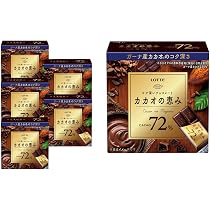 Amazon.co.jp: ロッテ カカオの恵み72%箱 45g×6個 : 食品・飲料・お酒