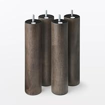 Amazon｜無印良品 ベッドフレーム下収納・大・ウォールナット材・高さ