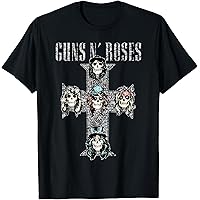 Amazon | Guns N' Roses クロスアーチ Tシャツ | Tシャツ・カットソー 通販