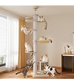 Nonta「2026年新登場 ジュート キャットタワー」突っ張り 木製 キャット Amazon | Nonta「2026年新登場白綿キャットタワー」突っ張り 木製