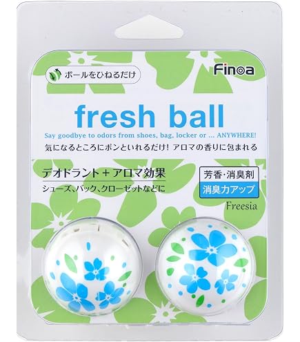 Amazon.co.jp: Finoa(フィノア) 芳香消臭剤 フレッシュボール クリア
