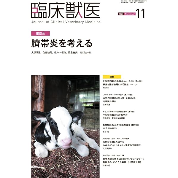 Amazon.co.jp: 臨床獣医 2024年 12月号 [雑誌] : 臨床獣医編集部: 本