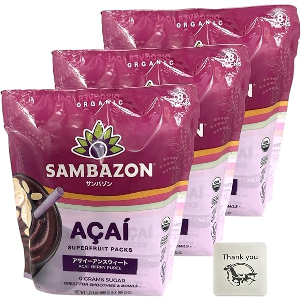 Sambazon アサイースーパーフルーツパック 800g✖︎5p SAMBAZON サンバゾン有機アサイースーパーフルーツパック ピュア