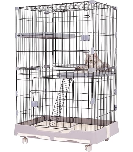 Amazon.co.jp: カインズ(CAINZ) キャットケージ 幅71cm 奥行57.5cm 高