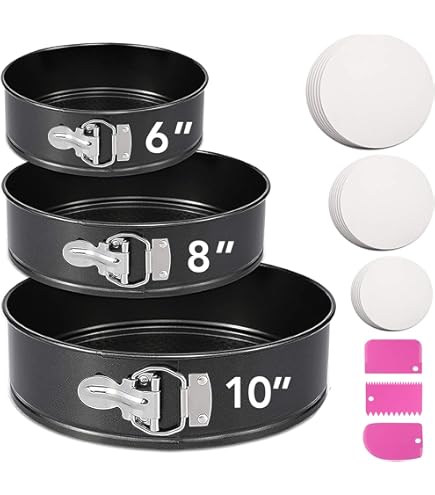 Cheesecake Pan NutriChef 3-Piece Springform Pan Set 6