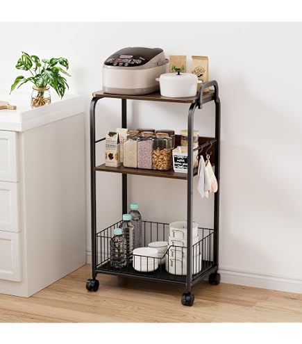新品キッチンワゴン70688、幅76.8cm高さ84cm Amazon.co.jp: キッチンワゴン キッチン収納 幅76.8×奥行39.8×高さ84