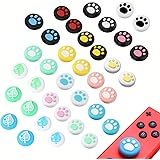 【Switch 有機elモデル対応/Switch/Switch Lite 対応】アナログスティックカバー 保護カバー 猫 肉球 アシストキャップ (36枚入れ)