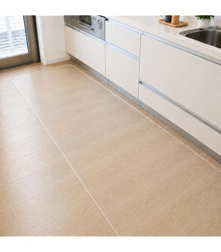 Amazon | キッチンマット クリア PVC製 60×240cm アップグレード 透明