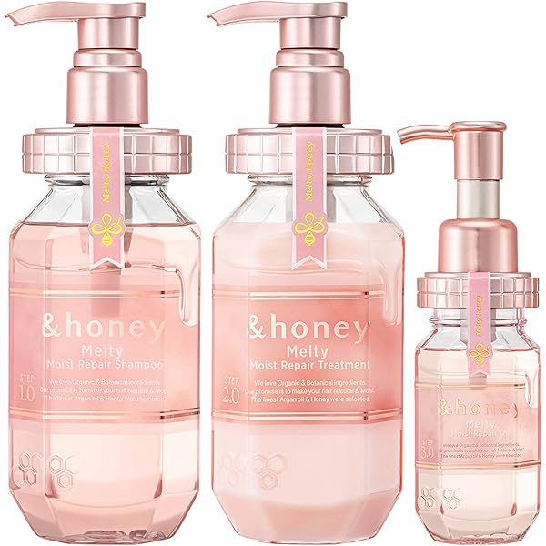 &honey カラー　コントロールリペア　シャンプー　トリートメント　4セット Amazon | &honey (アンドハニー) カラー コントロールリペア