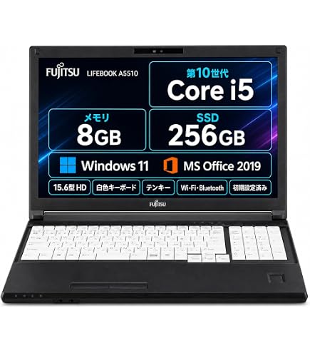 Amazon.co.jp: 【整備済み品】 富士通ノートパソコン LIFEBOOK A748