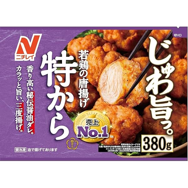 から揚げ Amazon | [冷凍] ニチレイ 特から 380g×12個 | ニチレイフーズ