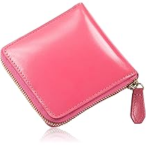 Amazon | [ムラ] 財布 ゴートレザー レディース 二つ折り 本革