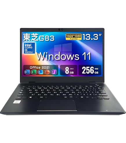 Amazon.co.jp: 【整備済み品】中古 東 芝 ノートパソコン 軽量 G83