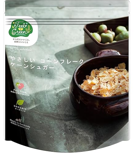Amazon.co.jp: 日食 Feel&Green やさしいコーンフレーク プレーン 120g