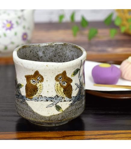 Amazon.co.jp: 京懐石 柿傳 角筈御庭焼魁翠園焼 角筈窯 茶道具 茶碗