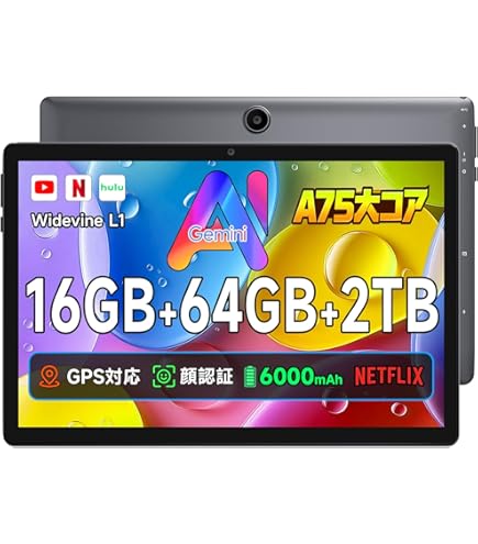 Amazon.co.jp: 【HiGrace】10インチ Wi-Fi タブレット 8GB+64GB+1TB