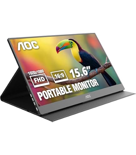 Amazon.co.jp: MAGICRAVEN 18.5インチポータブルディスプレイ、1080P