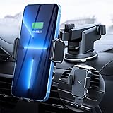 【2023最新強化版】車載ワイヤレス充電器 15W 急速 車載ホルダー スマホホルダー 車 自動開閉 iPhone15 /14 /13/12/11シリーズ/XS/XR / 8 / Samsung S8 / S9 / S10 qi機種対応 4.0-7.