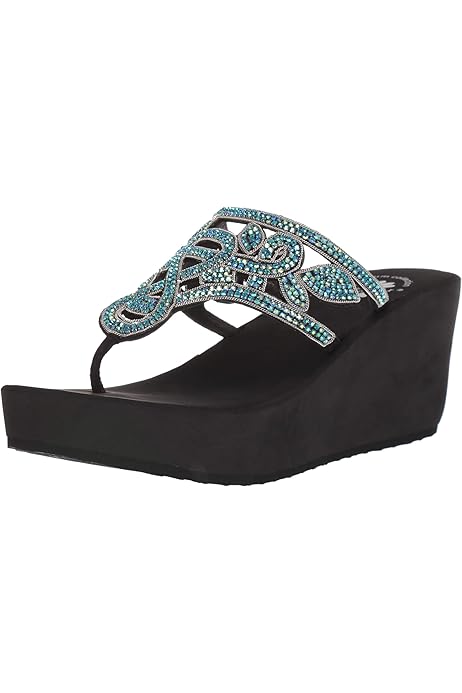 yellow box gateway wedge sandal