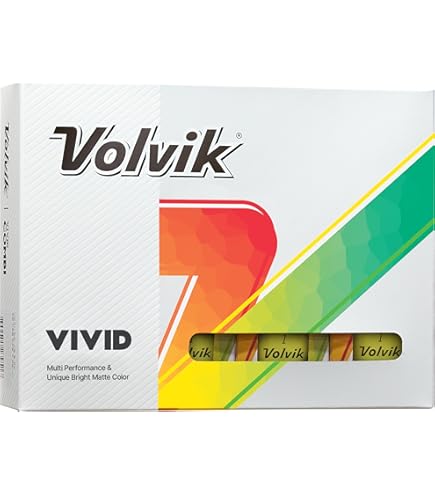 Amazon.co.jp: Volvikビビッドマットゴルフボール(1ダース