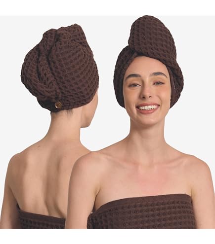 AGKXHDEC Microfiber Towel, Hair Turbans For Wet Hair, Drying Hair Wrap