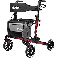 Amazon | KMINA 歩行器 高齢者用 室内・室外兼用 介護用 多機能椅子 四
