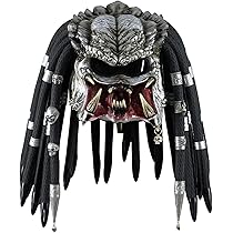 Amazon | プレデターマスク ドレッドヘア 怖いエイリアンマスク