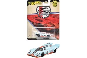ホットウィール(Hot Wheels) カーカルチャー ヴィンテージレーシング ポルシェ 917K ミニカー 1:64スケール 3歳から JKF03 | Real Riders™タイヤ・Metal/Metal™仕様・1:64スケール・ヴィンテージレー