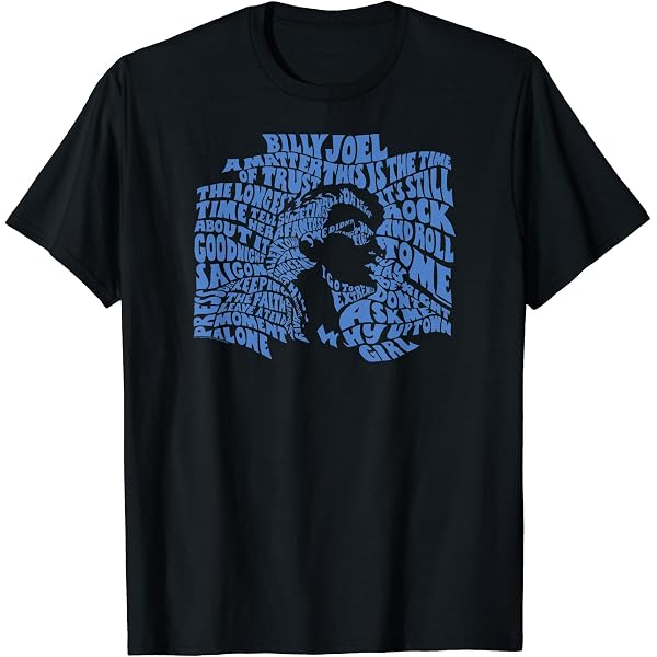 Amazon | ビリー・ジョエル - ビリー・ジョエルのピアノマン Tシャツ