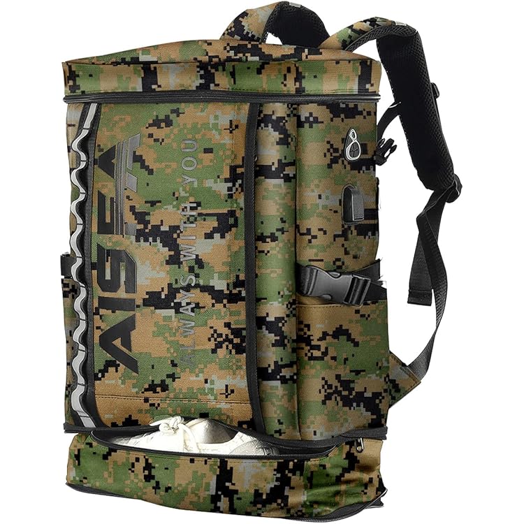 Amazon.co.jp: [uishun] リュック 【拡張可能×上下二層×耐久性