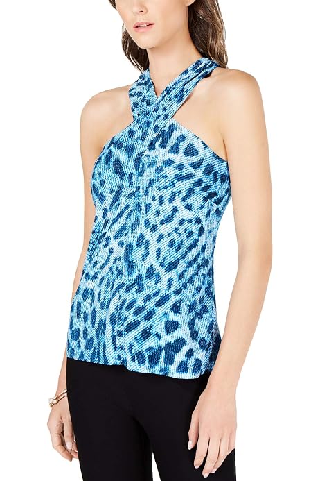 INC Womens Blue Printed Sleeveless Halter Blouse Top AU Size:18 :  Amazon.com.au: Clothing, Shoes u0026 Accessories