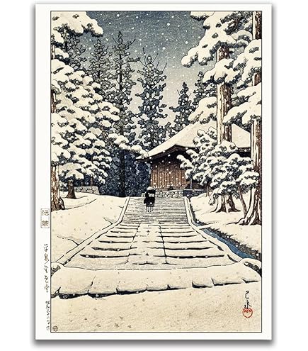 版画 小判『1997-033 徳力富吉郎 木版画 小版 円山 夜桜』｜【公式