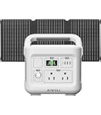 Amazon.co.jp: AIWOLL ポータブル電源355Wh 40Wソーラーパネルセット