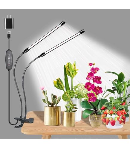 80W LED植物育成ライト 4ヘッドフルスペクトル Amazon.co.jp: LED植物育成ライト、スタンド付き4ヘッドプラント