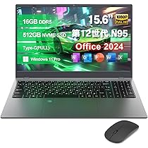Amazon.co.jp: 【ノートパソコン 16GB DDR5爆速メモリ+512GB