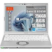 Windowsノート本体 Win11 Let'snote CF-SV8/8GB+SSD512(452) Amazon.co.jp: (整備済み品)ノートパソコン 軽量薄型 Windows