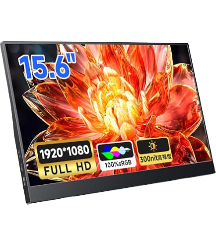 Amazon.co.jp: モバイルモニター 15.6インチ モバイルディスプレイ