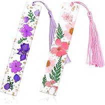 Amazon | YASUOA 押し花 しおり ドライフラワー 樹脂製 しおり