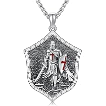 Amazon | Twoowl 十字軍 テンプル騎士団ペンダントネックレス