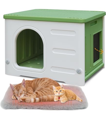 Amazon | 犬小屋 猫ハウス ペットハウス 天然木 杉 犬舎 猫舎 木製